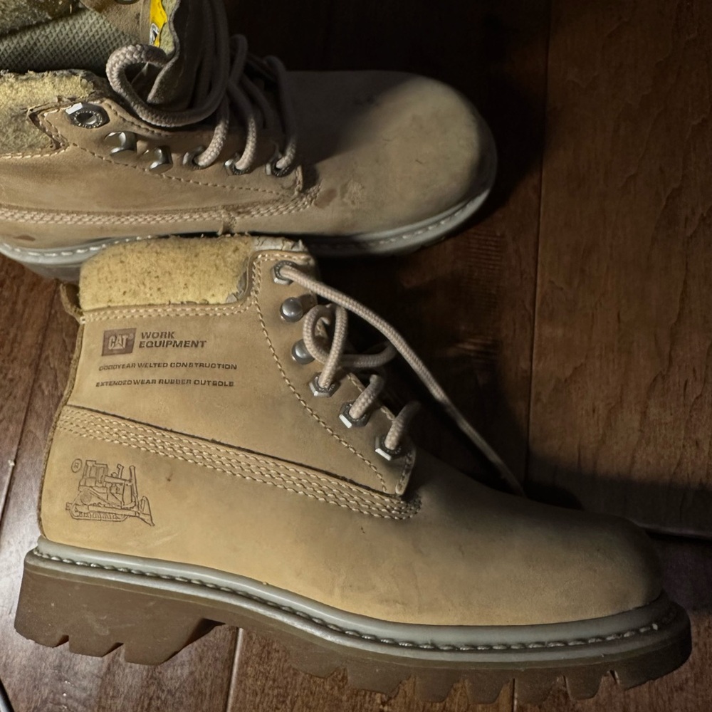 Vintage CAT Work Equipment Boots
